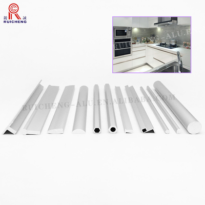 6063 / 6063A / 6061 G Handle Aluminium Profile For Kitchen Cabinets 2.91 - 6m