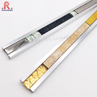 3mm Listello Tile Trim , Weather Resistant Mosaic Tile Strip In Shower