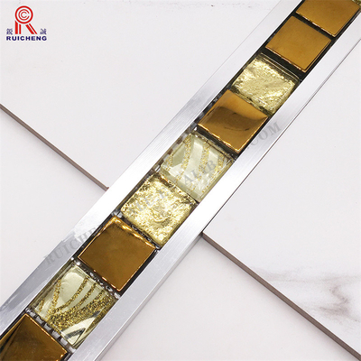 3mm Listello Tile Trim , Weather Resistant Mosaic Tile Strip In Shower