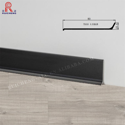 Flooring Accessories 80mm Metal Skirting Board Lines For Protection