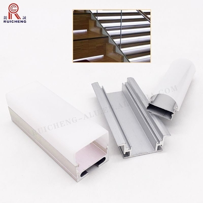Recessed Aluminium LED Strip Light Profile , Aluminium Profile For Strip Light